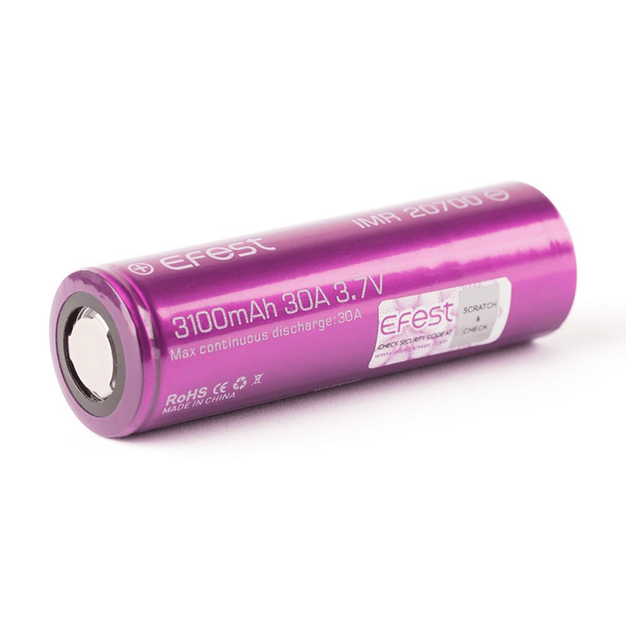 Efest IMR 20700 3.7V 3100mAh 30A Li-ion Pil