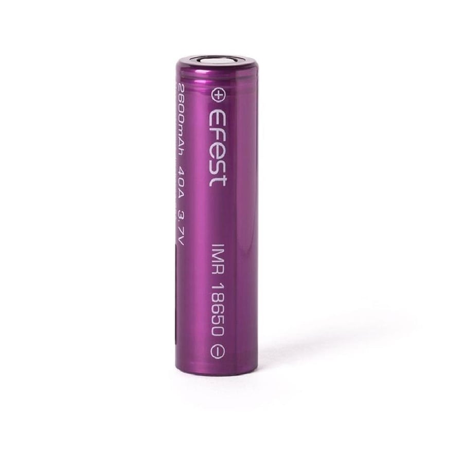 Efest IMR18650 2600mAh 40A Li-ion Pil