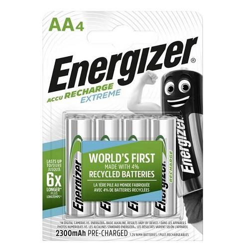Energizer AA 1.2V Ni-MH 4'lü Paket Pil - Extreme 