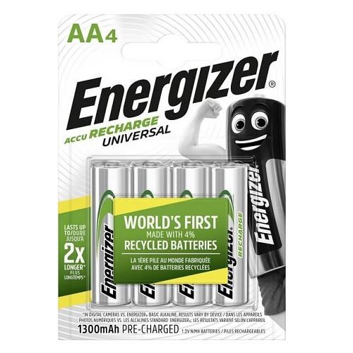 Energizer AA 1.2V Ni-MH 4'lü Paket - Universal 