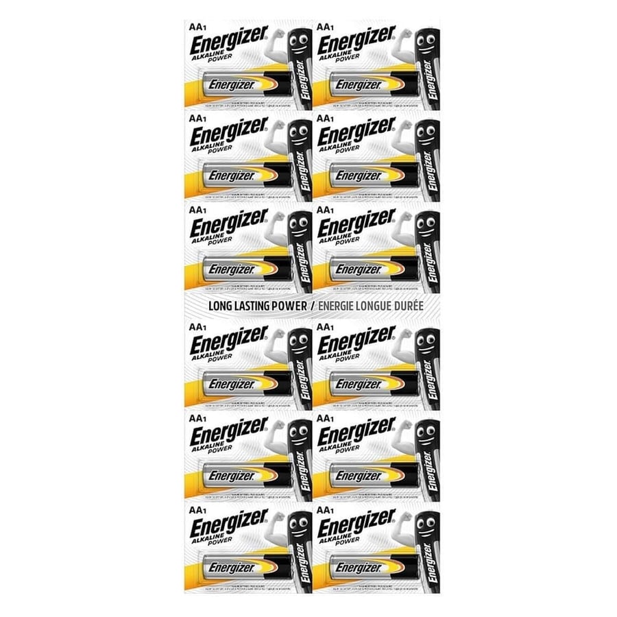 Energizer AA 1.5V Alkalin 12'li Kartela Pil - Power 