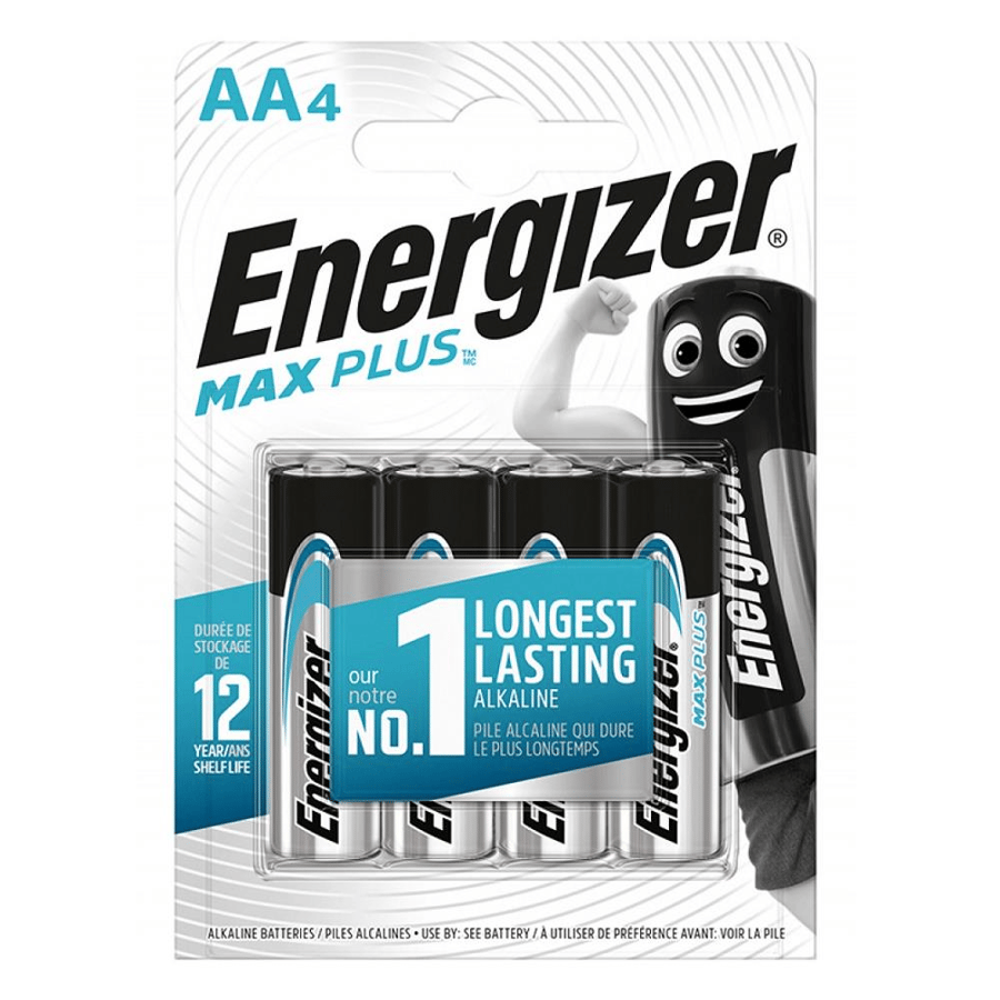 Energizer AA 1.5V Alkalin 4'lü Paket Pil - Max Plus 