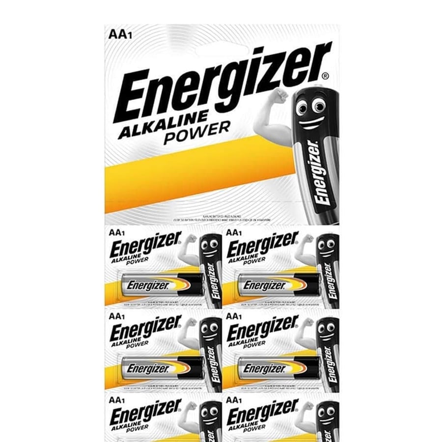 Energizer AA 1.5V Alkalin 12'li Kartela Pil - Power 