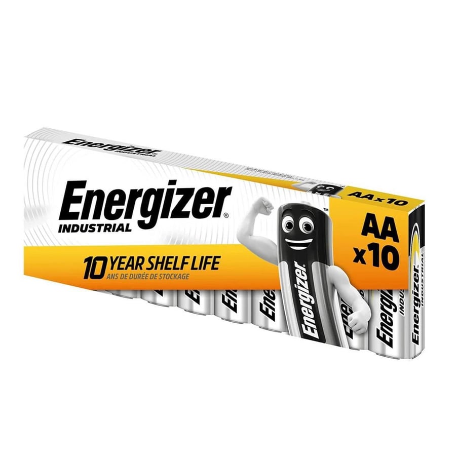 Energizer AA 1.5V Alkalin 10'lu Paket Pil - Industrial 