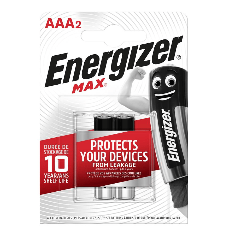 Energizer AAA 1.5V Alkalin 2'li Paket Pil - Max 