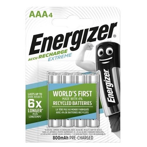 Energizer AAA 1.2V Ni-MH 4'lü Paket Pil - Extreme 