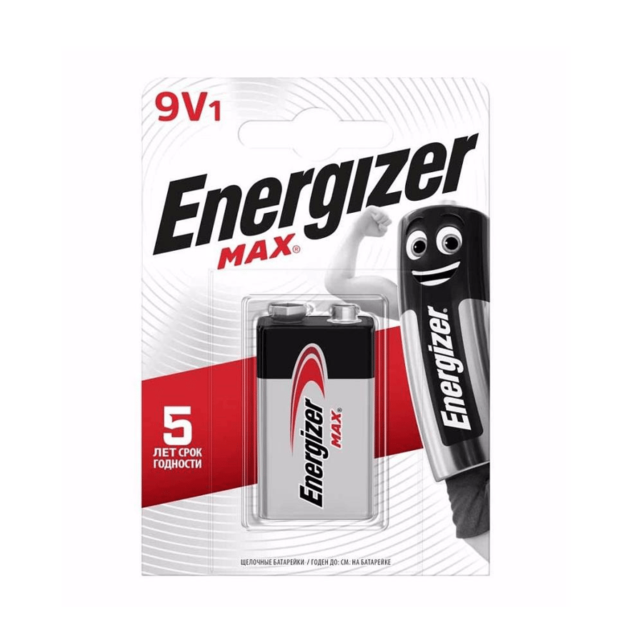 Energizer Alkalin Max 9V Pil