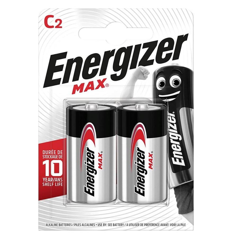 Energizer Alkalin Max C Orta Boy Pil 2'li Paket