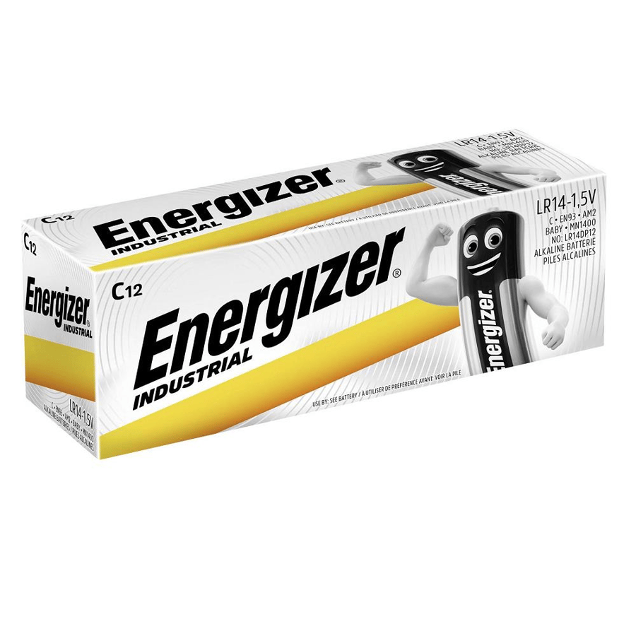 Energizer C - Orta Boy 1.5V Alkalin Tekli Paket Pil - Industrial 