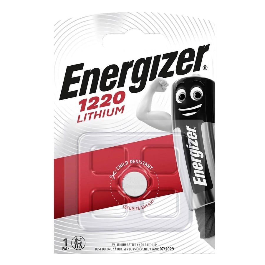 Energizer CR1220 3V Lithium Tekli Paket Pil 