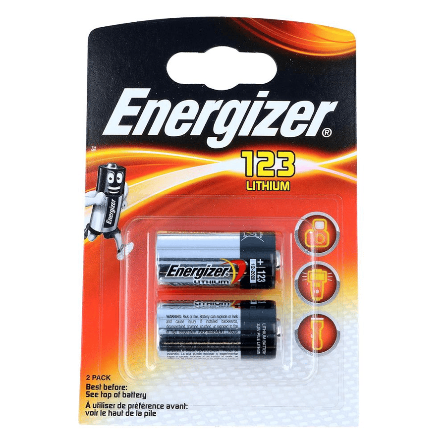Energizer CR123A 3V Lithium 2'li Paket Pil 