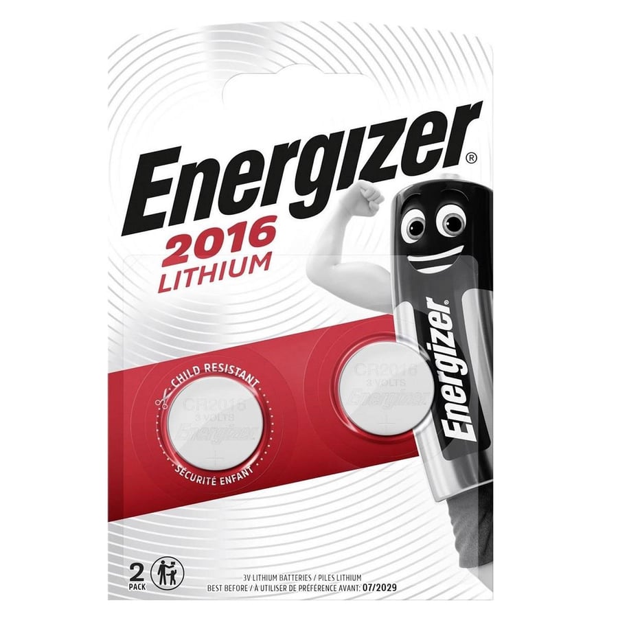Energizer CR2016 3V Lithium 2'li Paket Pil 