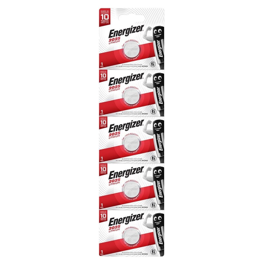 Energizer CR2025 3V Lithium 5'li Paket Pil 