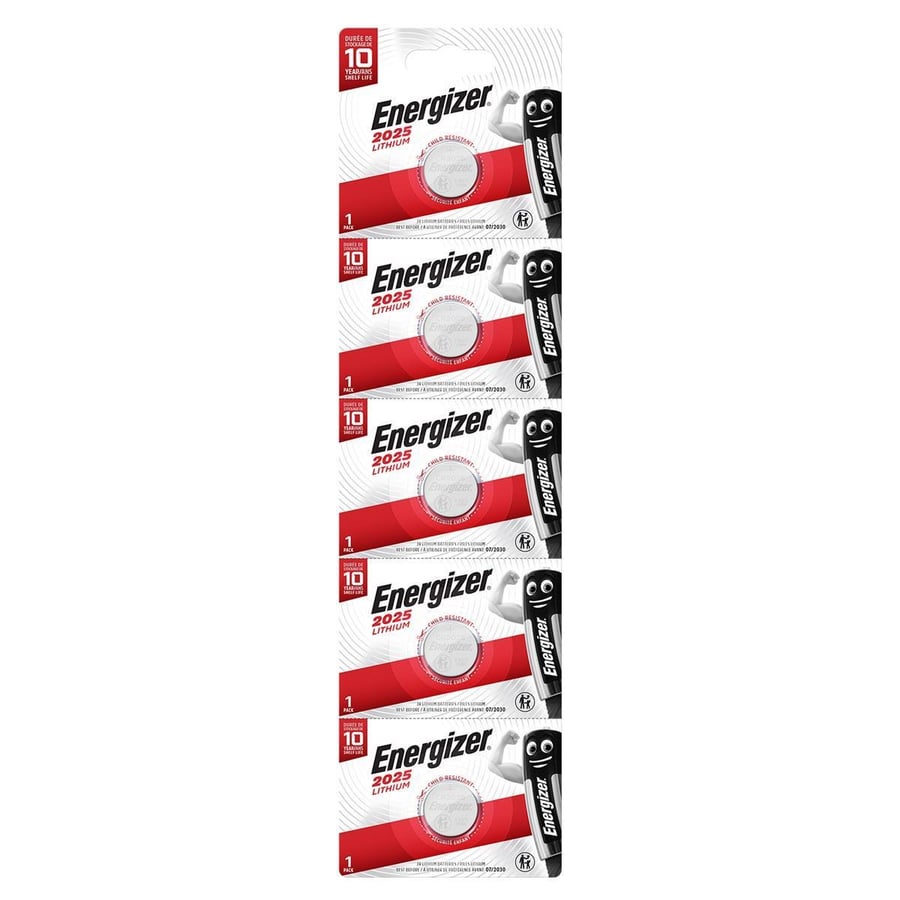 Energizer CR2025 3V Lityum Pil 5'li Paket