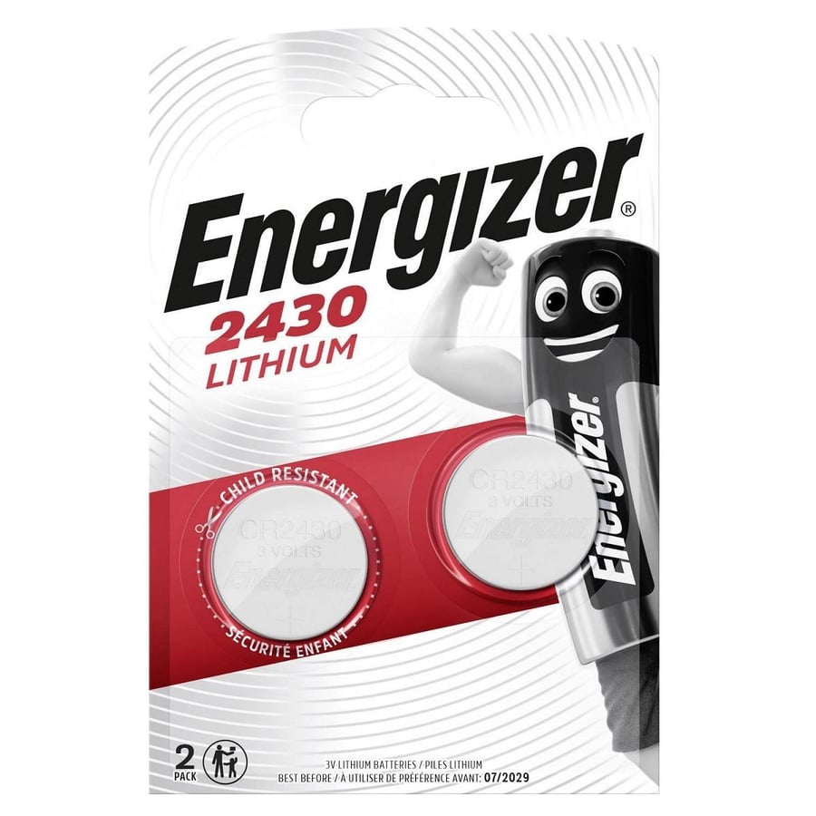 Energizer Cr2430 3V Lithium 2'li Paket Pil 
