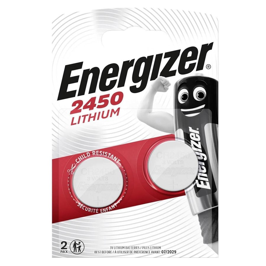Energizer CR2450 3V Lithium 2'li Paket Pil 