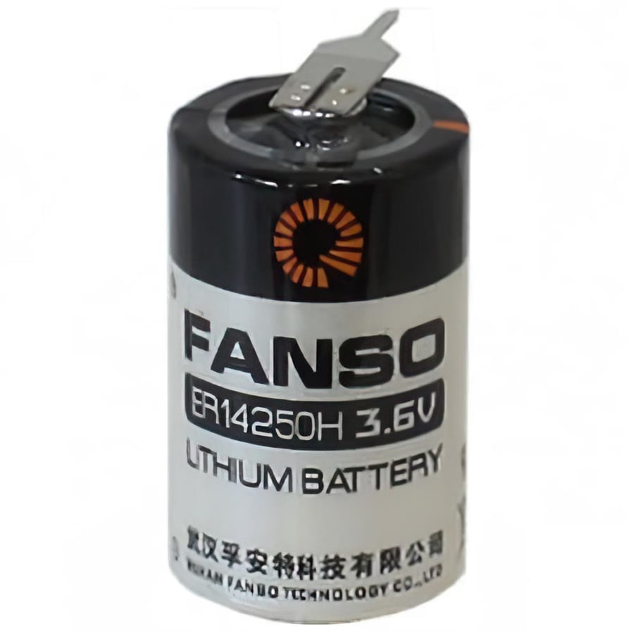 Fanso ER14250H 3.6V 1/2AA Kısa Lityum Pil 2 PIN