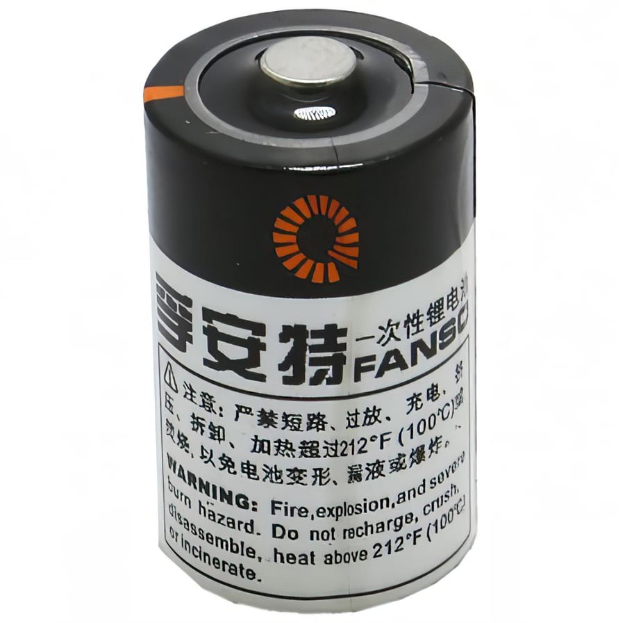Fanso ER14250H 3.6V 1/2AA Kısa Lityum Pil