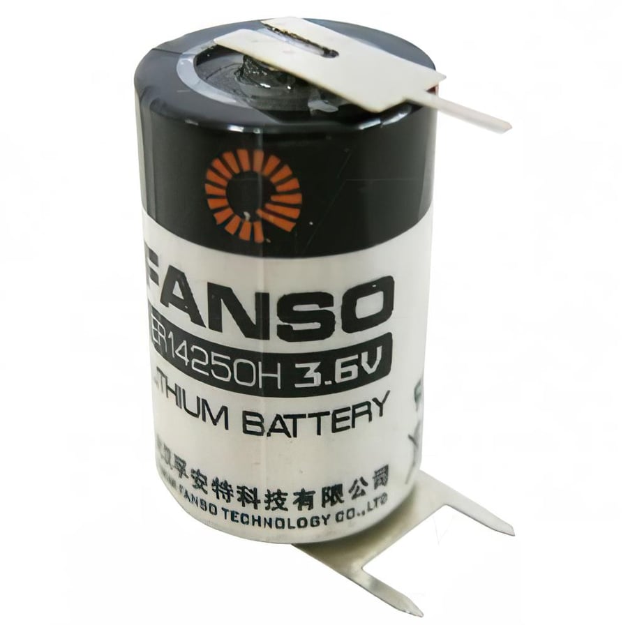 Fanso ER14250H 3.6V 1/2AA Kısa Lityum Pil 3 PIN