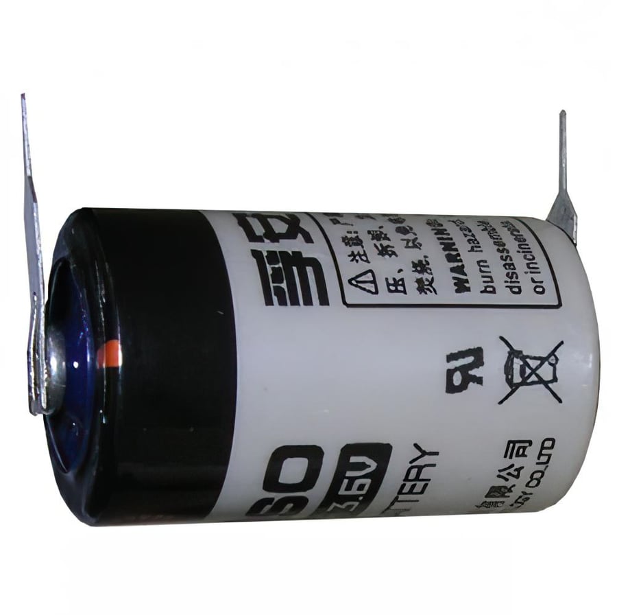 Fanso ER14250H 3.6V 1/2AA Kısa Lityum Pil 2 PIN