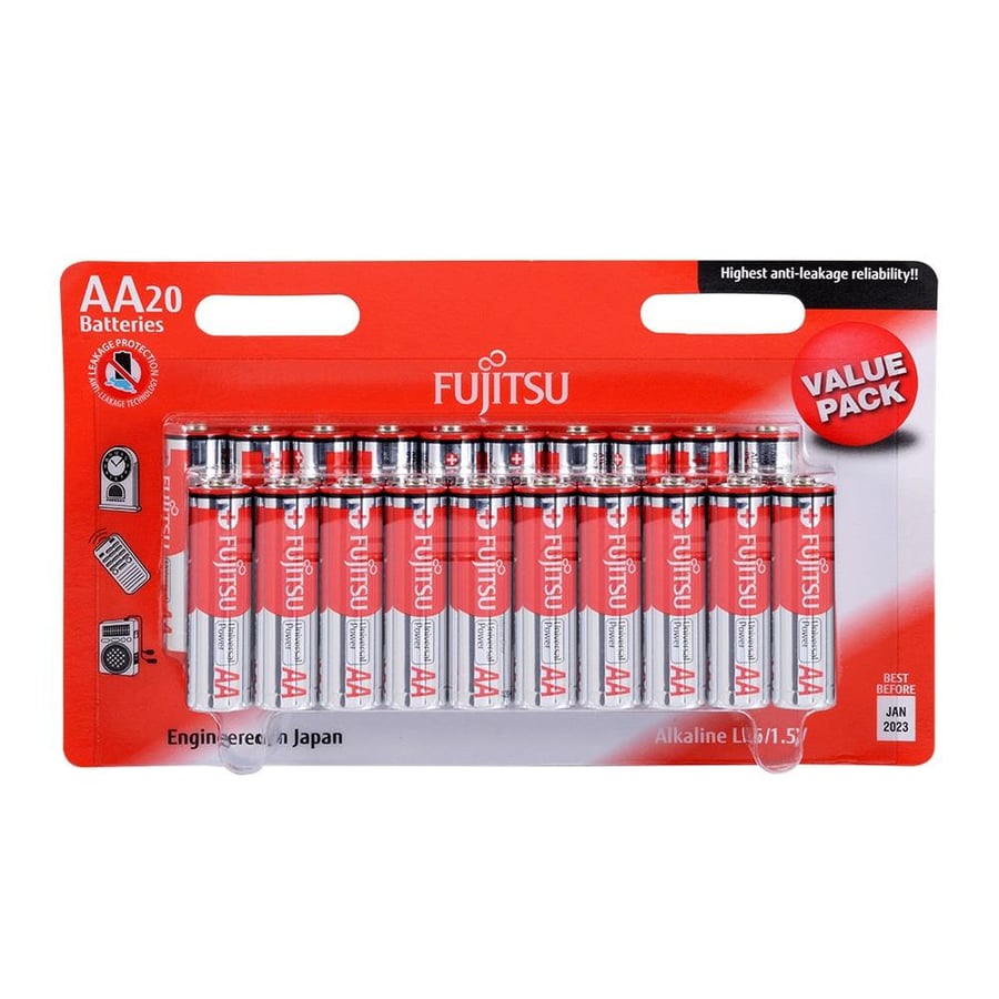 Fujitsu Universal Power LR06 Alkaline Kalem AA 20'li Paket