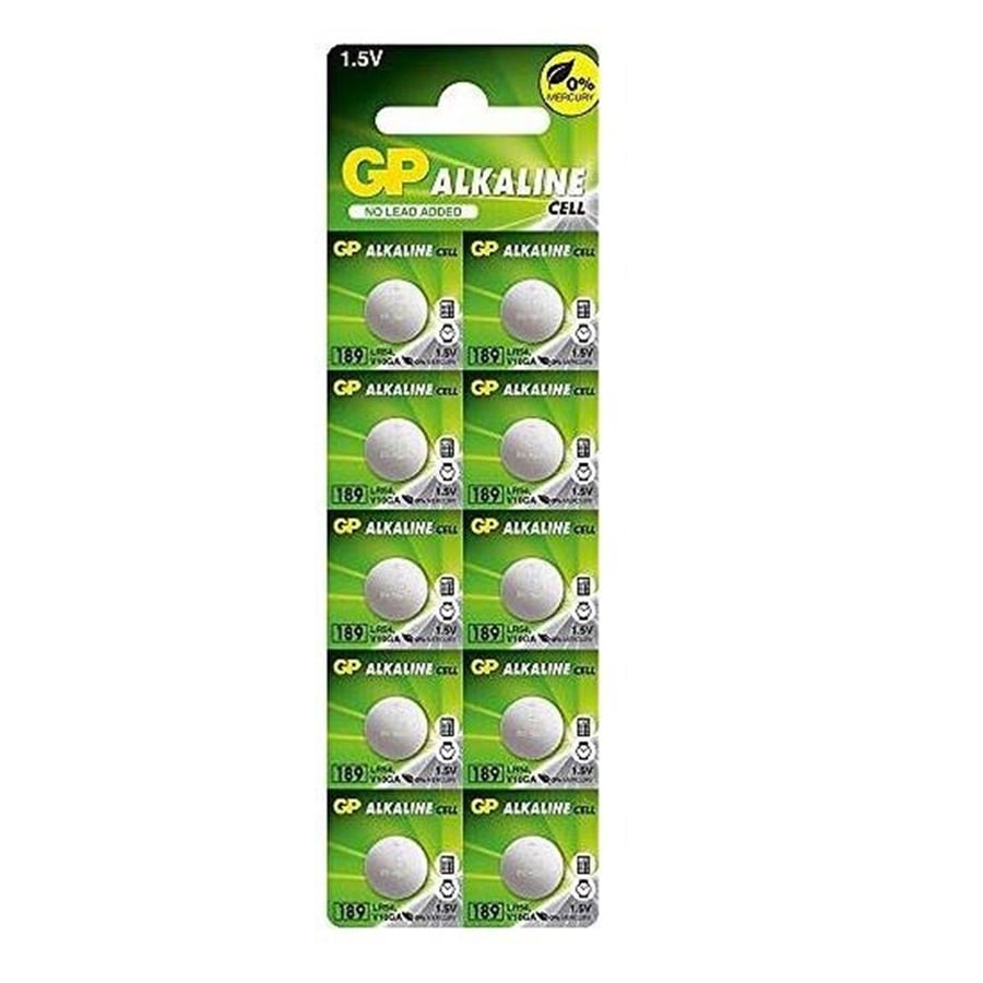 GP 189A / LR54 / AG10 1.5v Alkalin Pil 10'lu Kart