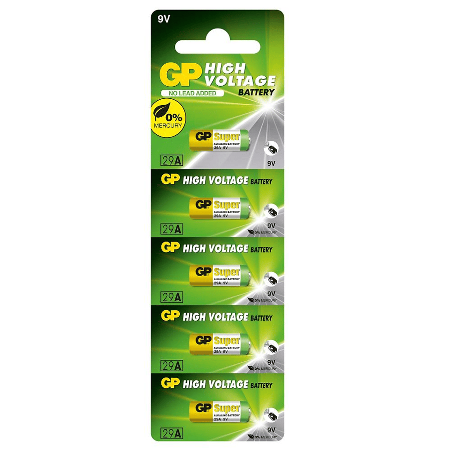 GP 29A 9V Alkalin 5'li Paket Pil