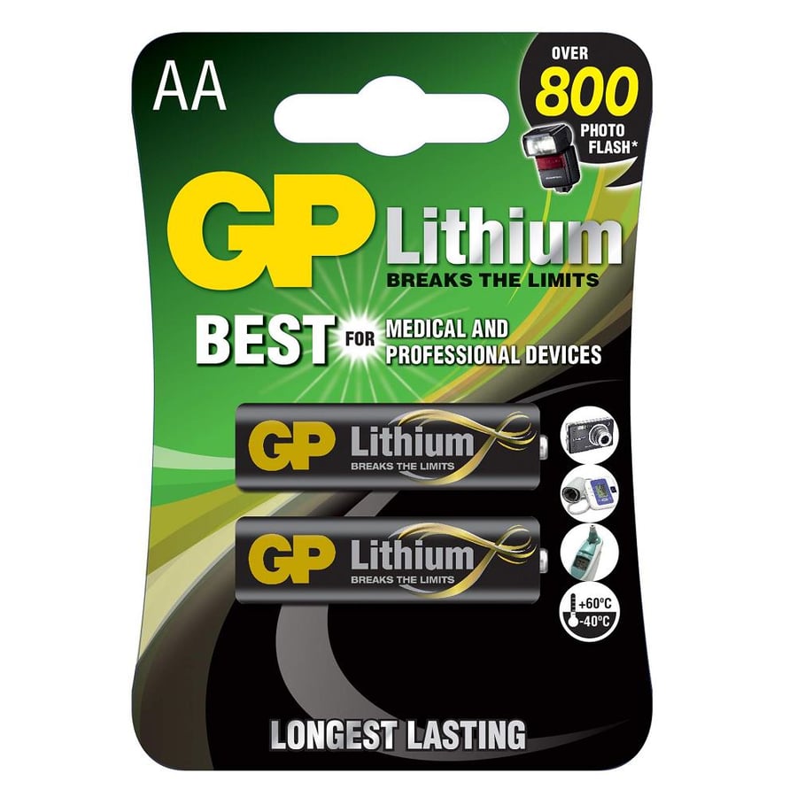 GP AA 1.5V Lityum 2'li Paket Pil