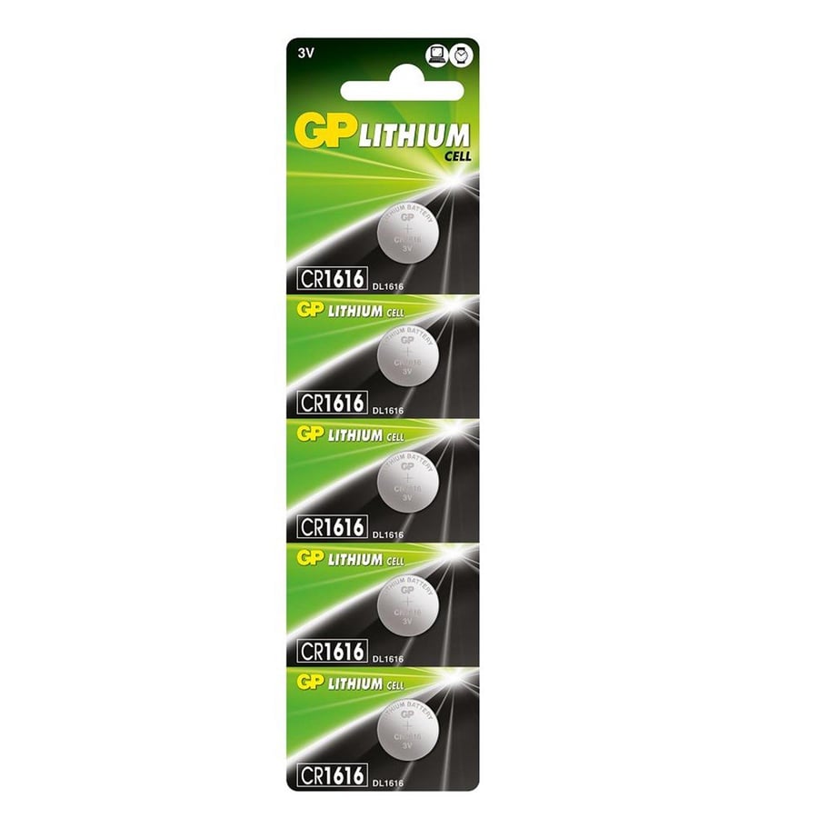 GP CR1616-C5 3V Lityum Pil 5'li Paket