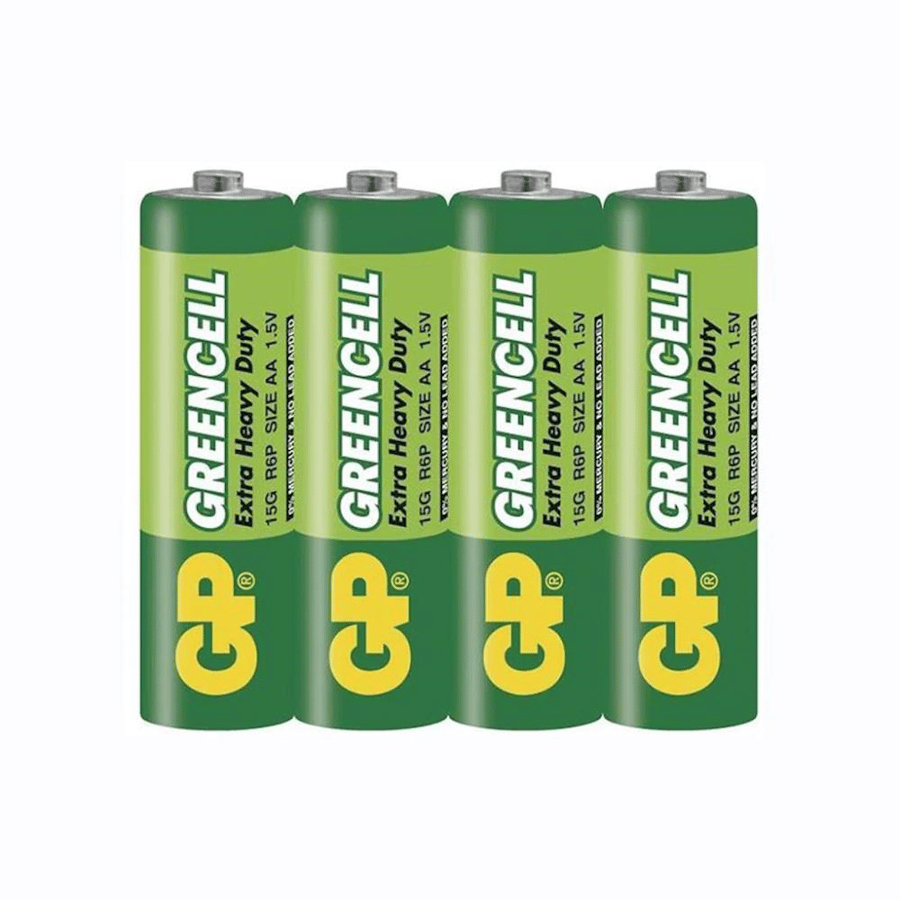 GP Greencell AA 1.5V Alkalin 4'lü Paket Pil