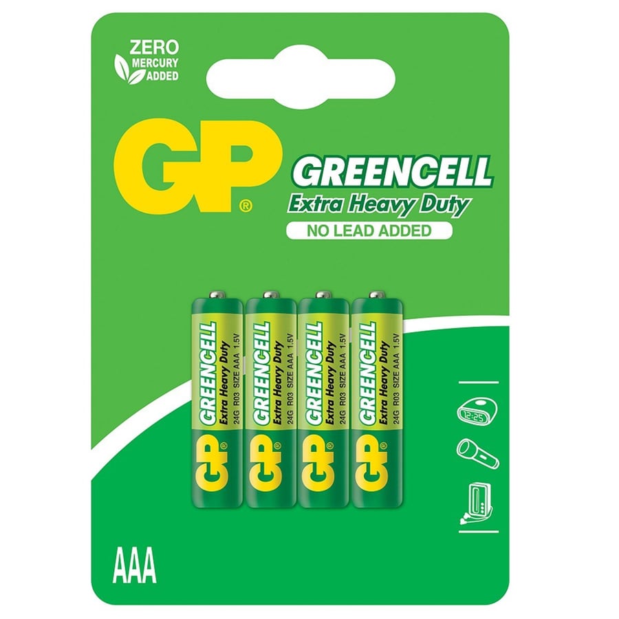 GP Greencell  AAA  İnce Kalem Pil 4'Lü Paket