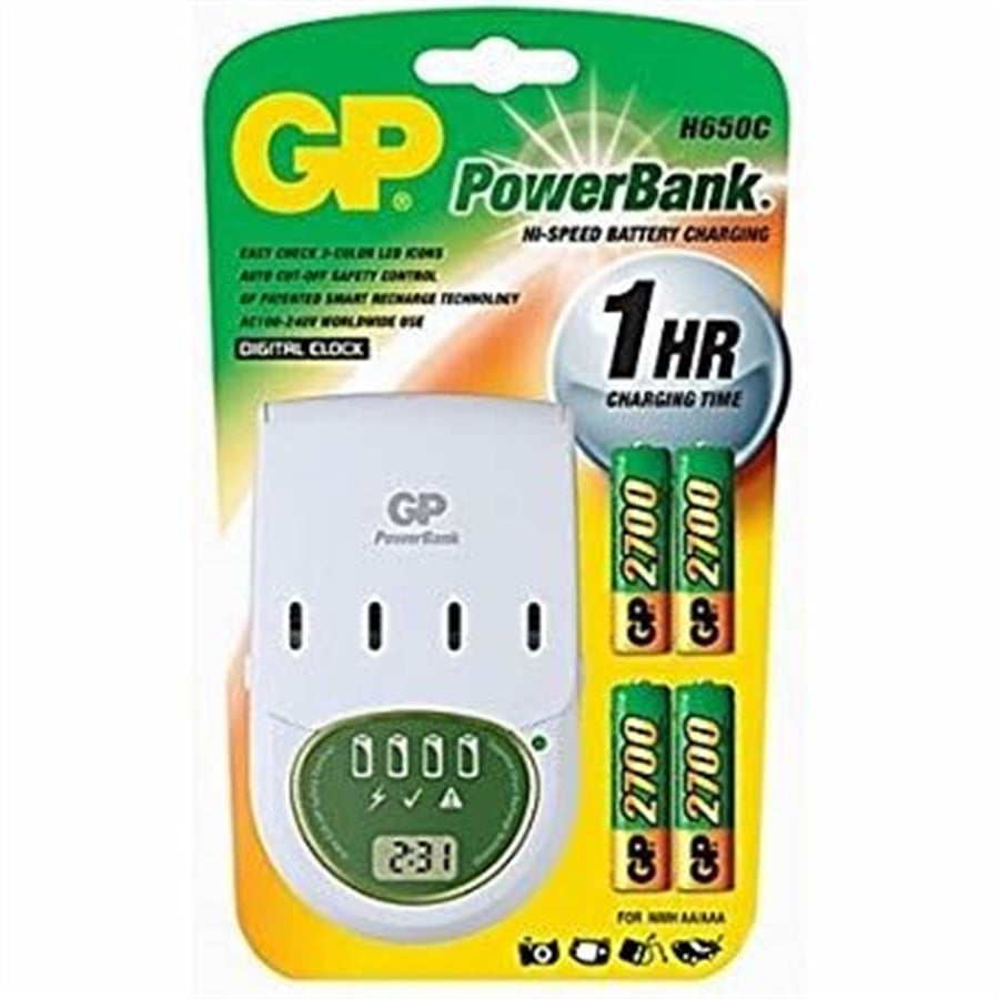 GP H650C Pil Şarj Aleti 4X2700