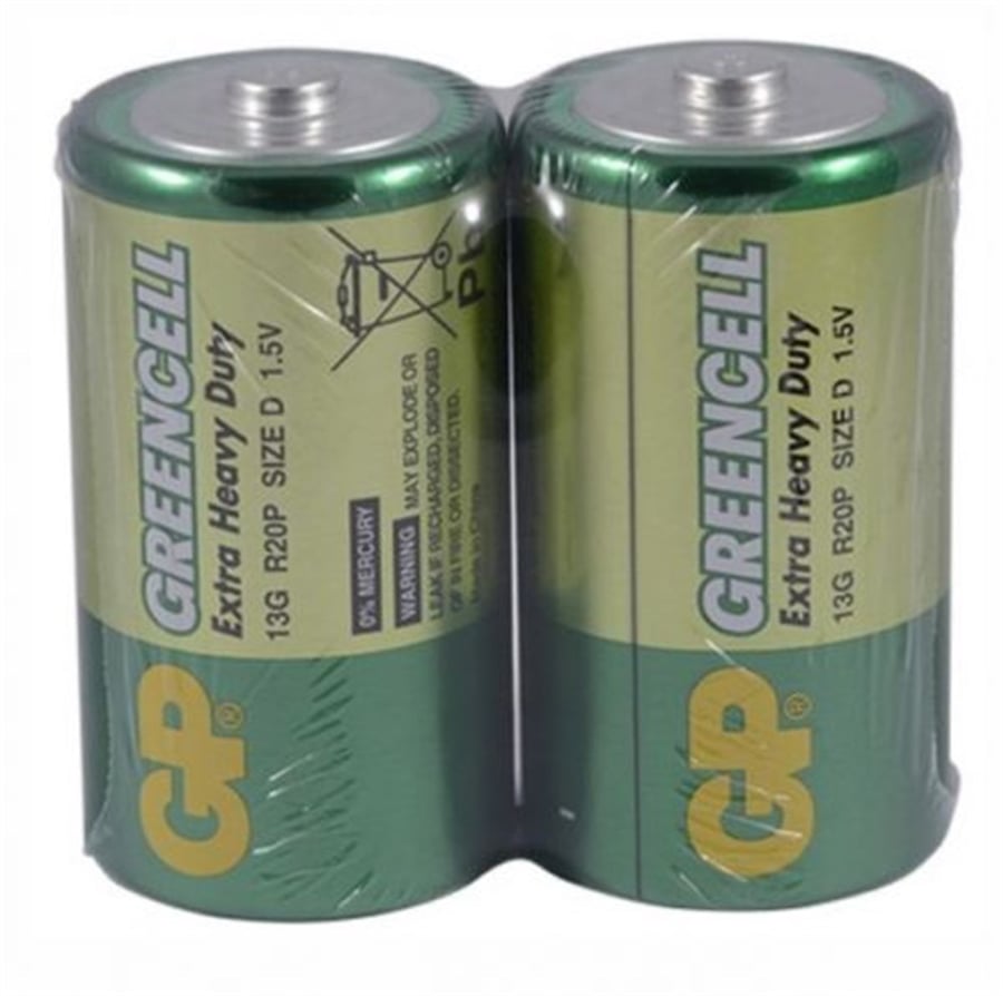 GP Manganez  Büyük Boy Pil 2'li Paket