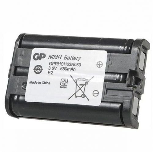 GP Panasonic HHR-P107 3.6V 650mAh Ni-MH Telsiz Telefon Pili