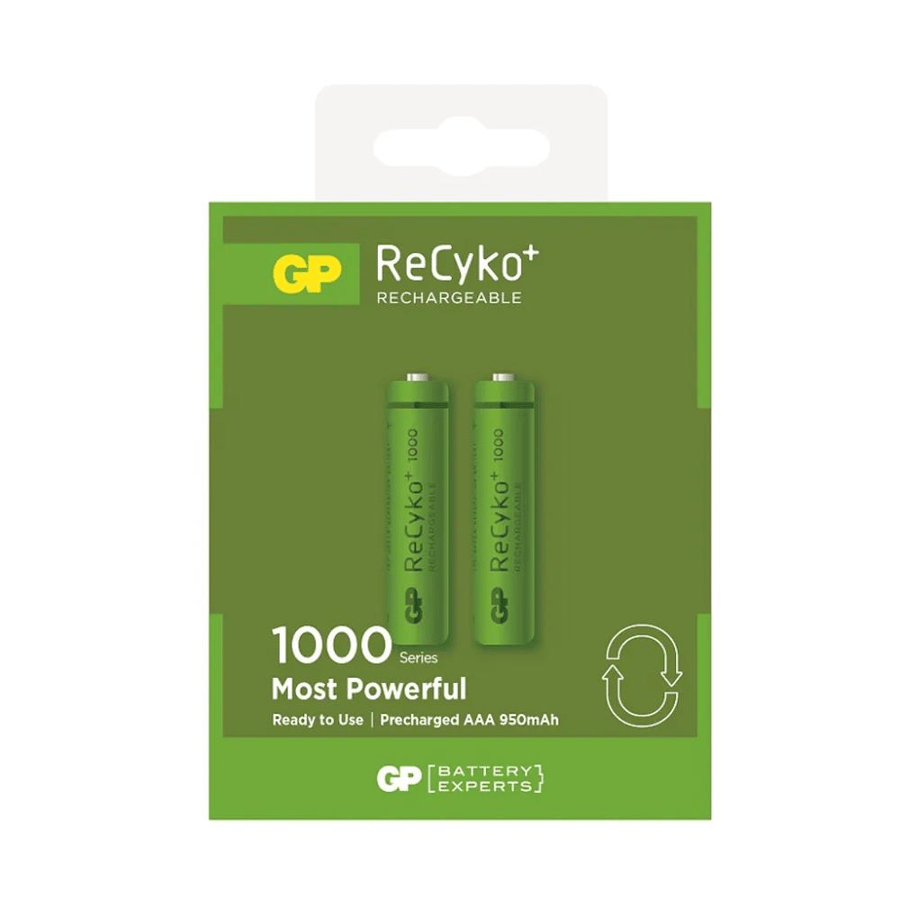 GP ReCyko AAA 1.2V 1000mAh Ni-MH 2'li Paket Pil