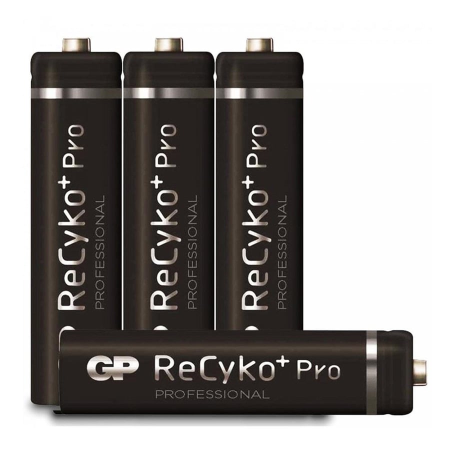 GP ReCyko Pro 800mAh AAA Şarj Edilebilir İnce Kalem Pil 4'lü Paket