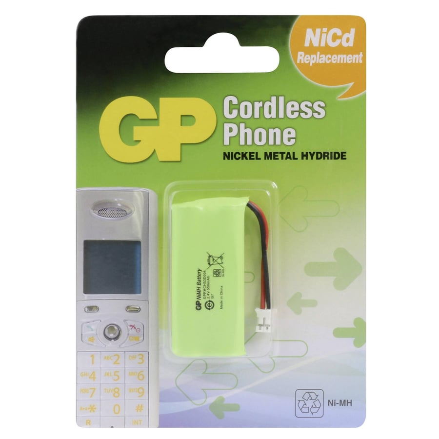 GP T382 2.4V 550mAh Şarj Edilebilir Telsiz Telefon Pili