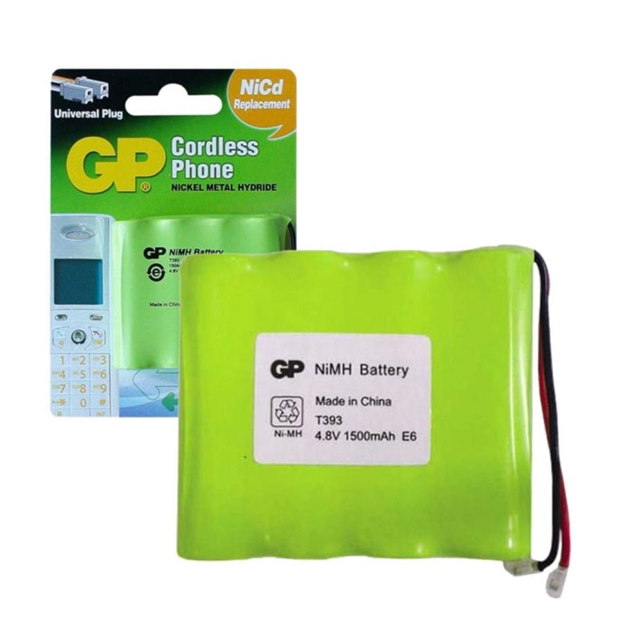GP T393 4.8V 1500mAh Telsiz Telefon Pili 4'lü Paket