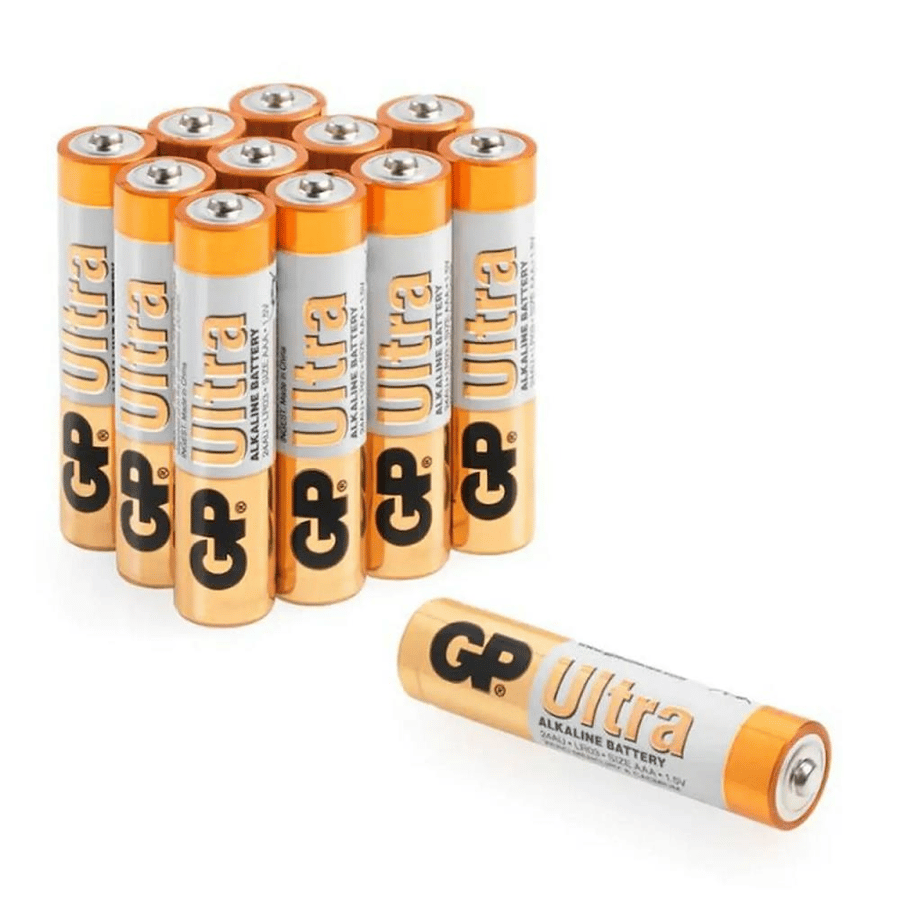 GP Ultra Alkalin AAA İnce Kalem Pil 12'li Paket
