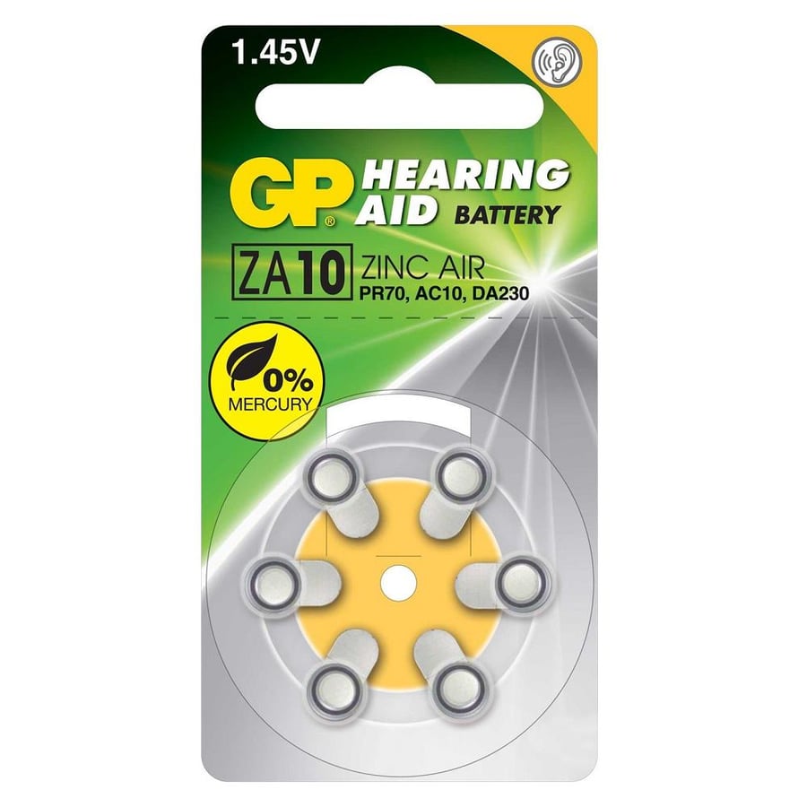 GP ZA10 1.4V Çinko-Hava Tekli Paket Pil