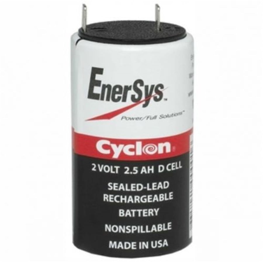 Hawker Energy Cyclon 0810-0004 Single D Cell 2V 2.5AH Akü 