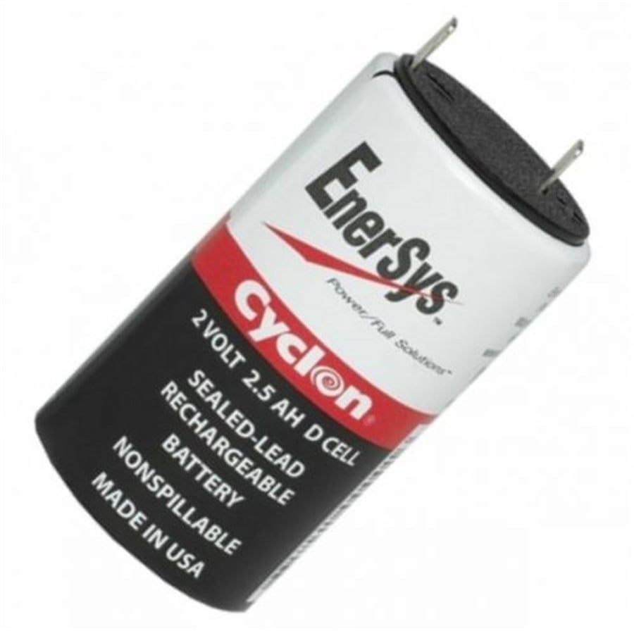Hawker Energy Cyclon 0810-0004 Single D Cell 2V 2.5AH Akü 