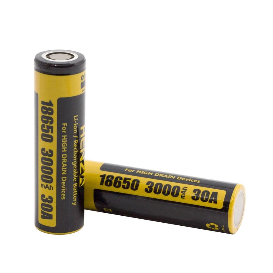 Henza 18650 3.7V 3000mAh 30A Li-ion Şarjlı Pil
