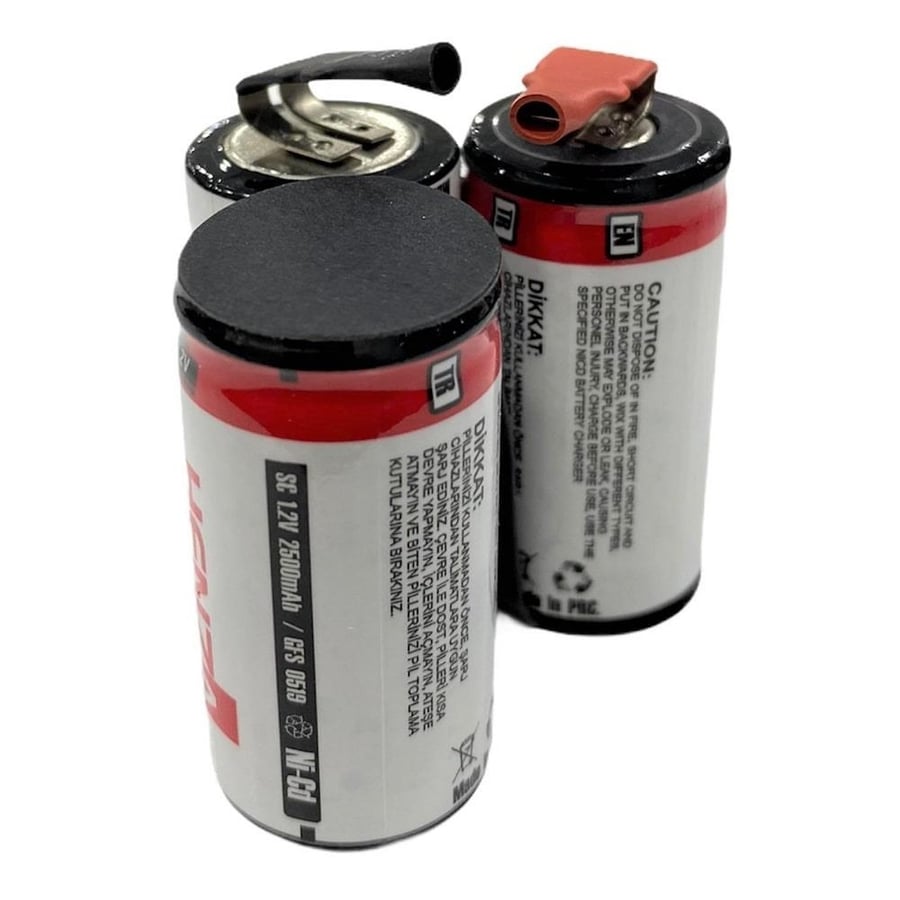 Henza Moulinex Uyumlu 3.6V 2.5Ah Ni-CD Süpürge Bataryası 