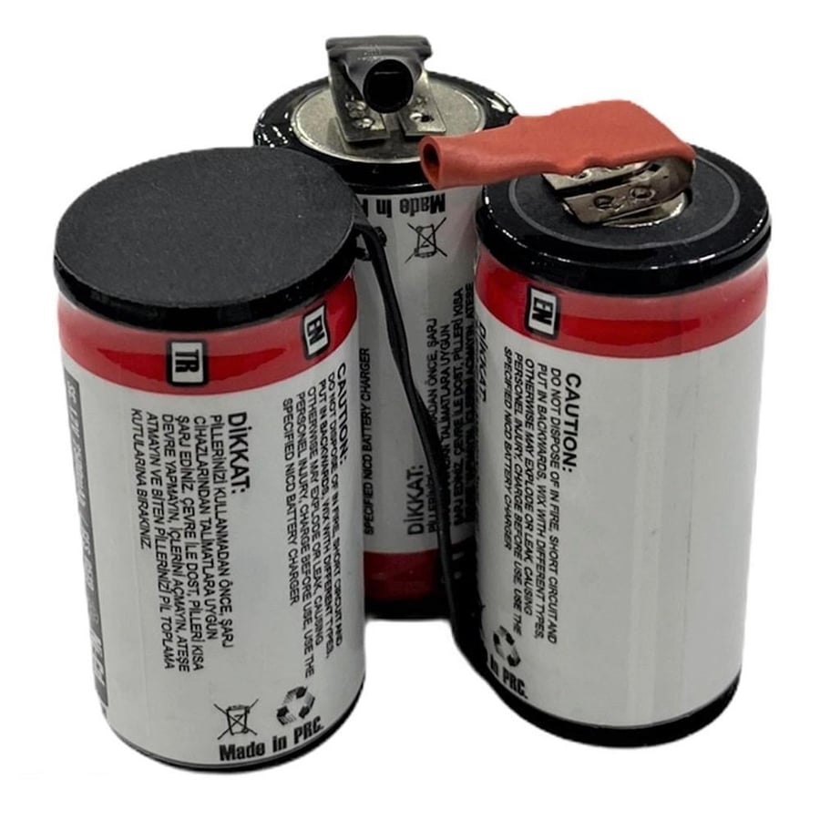 Henza Moulinex Uyumlu 3.6V 2.5Ah BMS Devresiz Ni-CD Süpürge Bataryası 