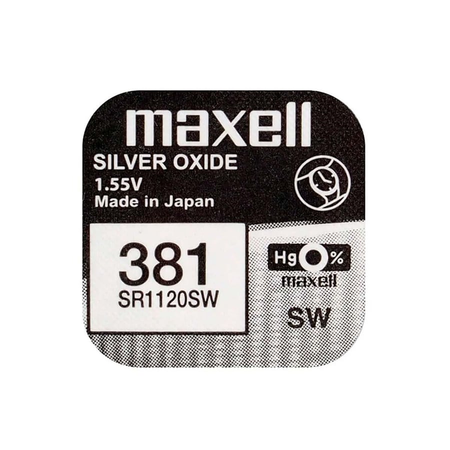 Maxell 381 SR1120SW 1.5V Alkalin Saat Pili