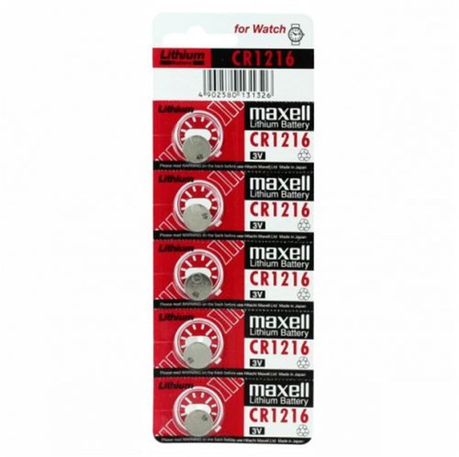 Maxell CR1216 3V Lityum Pil 5´li Paket