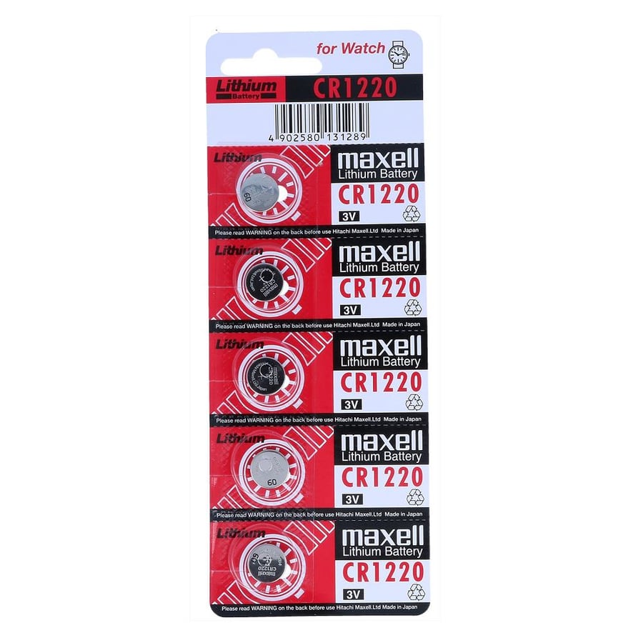 Maxell CR1220 Lityum 3V Pil 5'li Paket