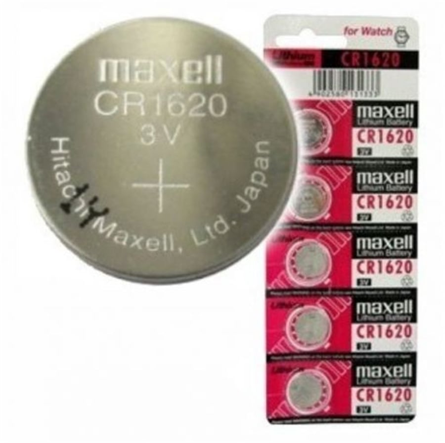 Maxell CR1620 3V Lityum Pil 5'li Paket