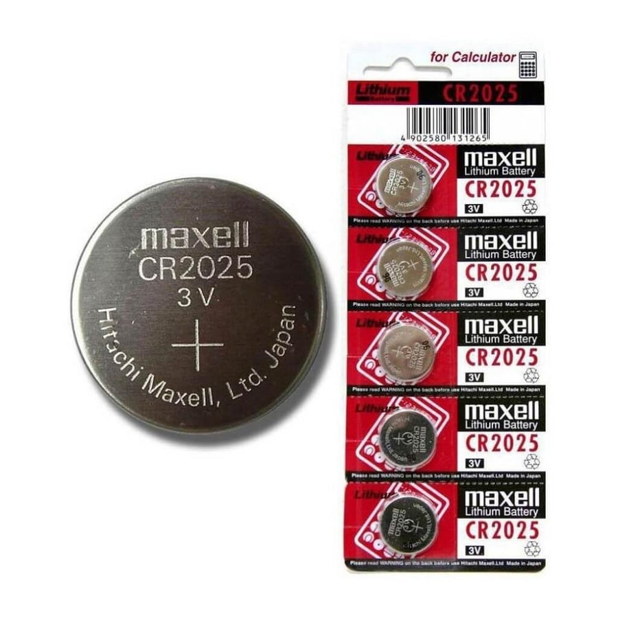 Maxell CR2025 3V Lityum Pil 5'li Paket